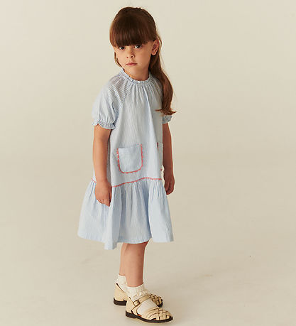 Copenhagen Colors Kjole - Sky Blue/Cream