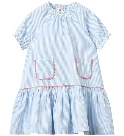 Copenhagen Colors Kjole - Sky Blue/Cream