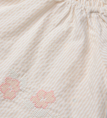 Copenhagen Colors Sommersæt - Bluse/Bloomers - Dusty Rose/Cream