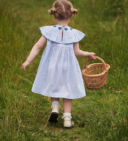 Copenhagen Colors Kjole - Sky Blue/Cream