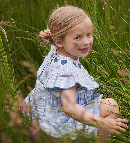 Copenhagen Colors Kjole - Sky Blue/Cream