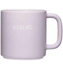 Design Letters Krus - Siblings - Elskling - Purple Thistle
