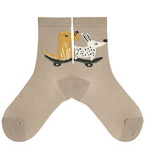 Condor Strømper - Quinoa m. Hunde