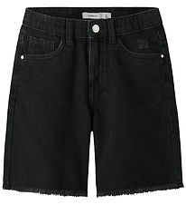 Name It Shorts - Wide - NkfBella - Black Denim