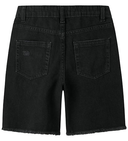 Name It Shorts - Wide - NkfBella - Black Denim