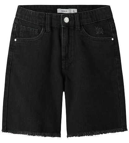 Name It Shorts - Wide - NkfBella - Black Denim