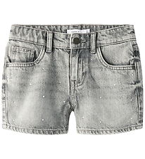 Name It Shorts - NkfRose - Light Grey Denim