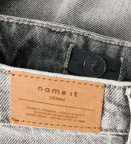 Name It Shorts - NkfRose - Light Grey Denim