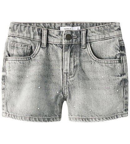Name It Shorts - NkfRose - Light Grey Denim