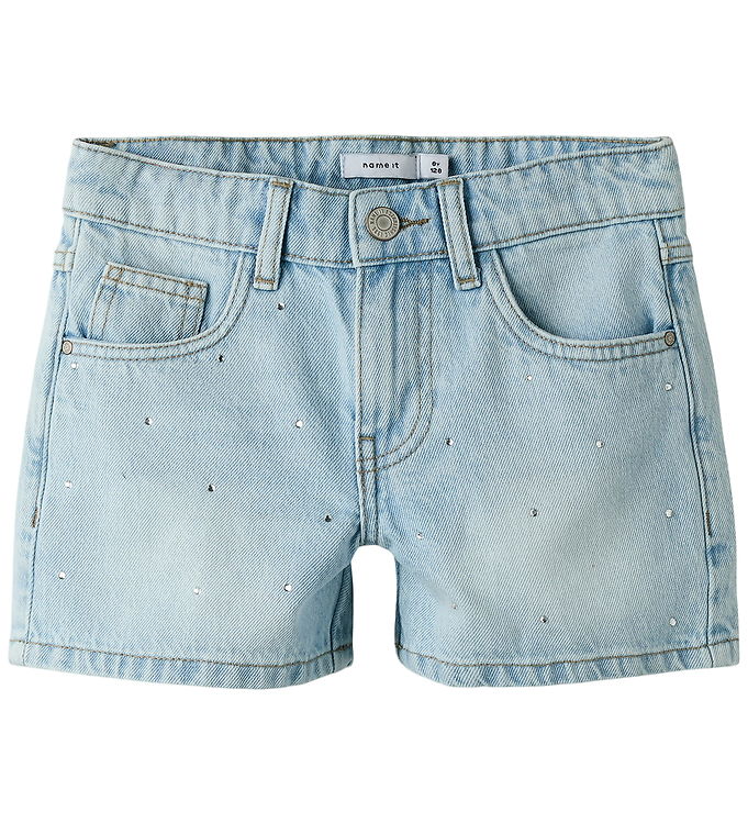 Name It Rhinsten - Børne Shorts - Blå - 116