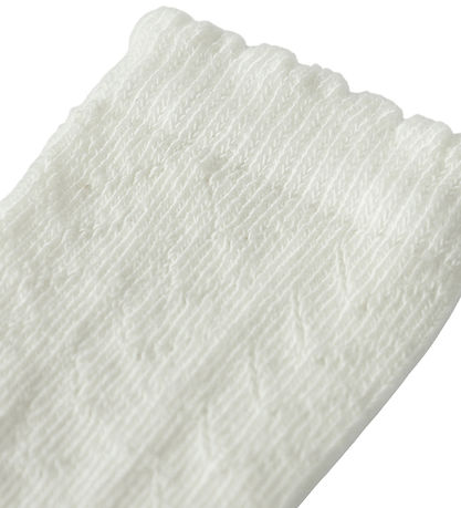 Lil Atelier Knæstrømper - NbfHerda - Coconut Milk