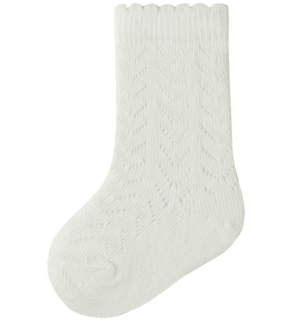 Lil Atelier Knæstrømper - NbfHerda - Coconut Milk