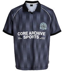 Jack & Jones T-shirt - Football - Mesh - JcoBreeze - Black