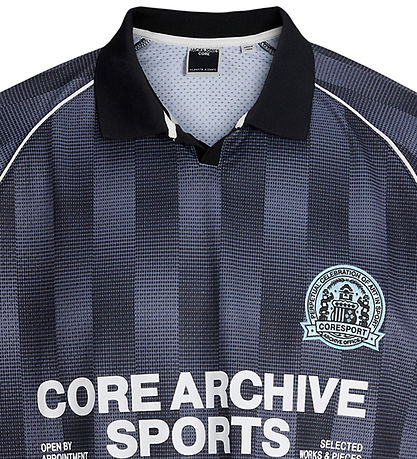 Jack & Jones T-shirt - Football - Mesh - JcoBreeze - Black