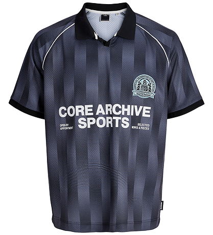 Jack & Jones T-shirt - Football - Mesh - JcoBreeze - Black