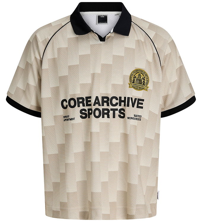 Jack & Jones T-shirt - Football - Mesh - JcoBreeze - Sweet Corn