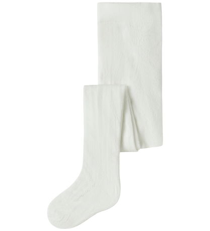 Lil Atelier Strømpebukser - MmfIlso - Coconut Milk