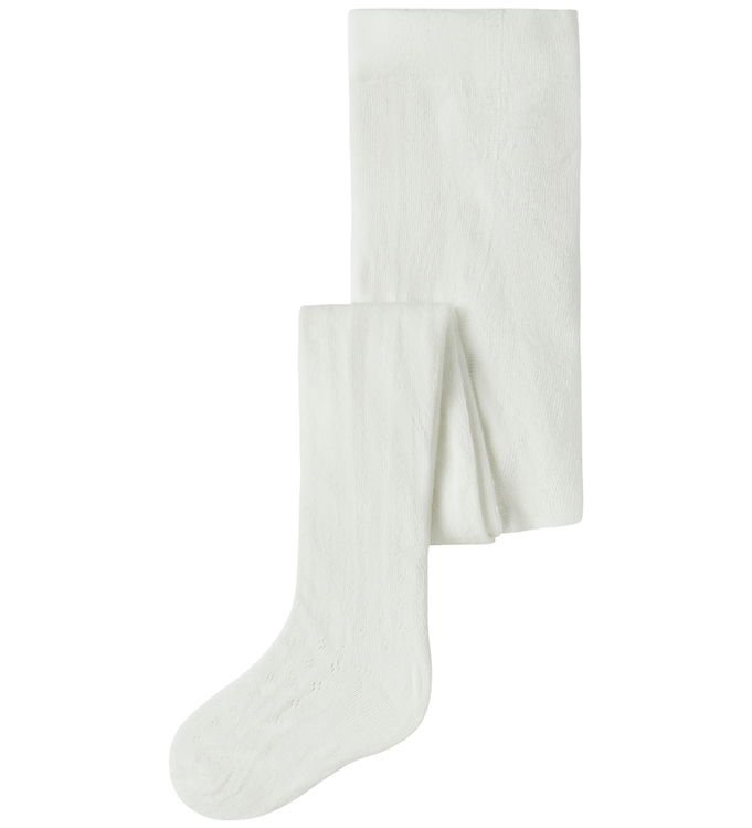 Lil Atelier Strømpebukser - MmfIlso - Coconut Milk