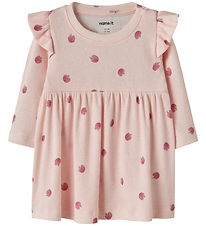 Name It Kjole - Rib - NbffoApple - Cradle Pink