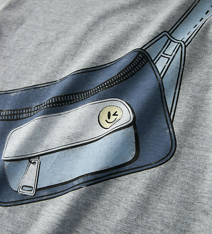 Name It T-shirt - NmmFum - Grey Melange