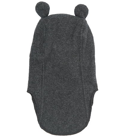 Mikk-Line Elefanthue - Fleece - 2-lags - Anthracite Melange