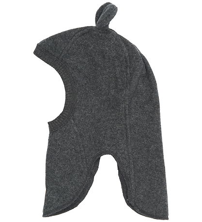 Mikk-Line Elefanthue - Fleece - 2-lags - Anthracite Melange