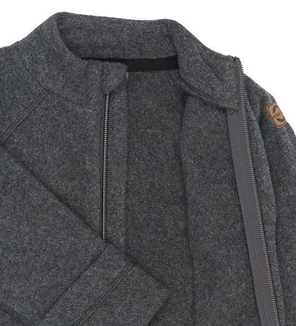 Mikk-Line Fleecejakke - Anthracite Melange