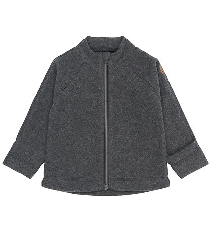 Mikk-Line Fleecejakke - Anthracite Melange