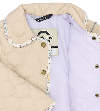 Mikk-Line Jakke - Quilted - Safari