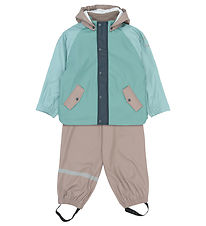 Mikk-Line Regnsæt - PU - Cinder/Block