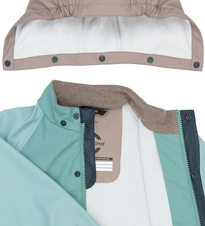 Mikk-Line Regnsæt - PU - Cinder/Block