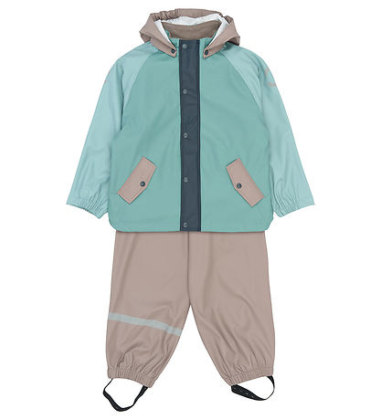 Mikk-Line Regnsæt - PU - Cinder/Block