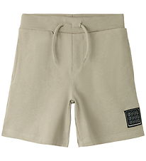Name It Sweatshorts - NkmFresno - Aluminium
