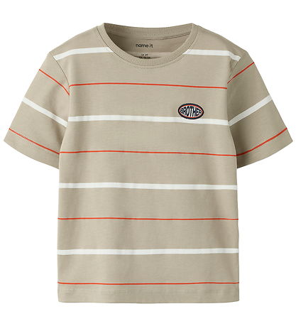 Name It T-shirt - NmmFritz - Aluminum