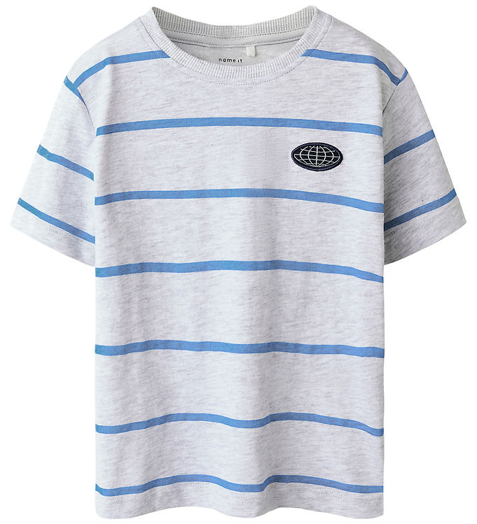 Name It NmmFritz - Børne T-shirt - Grå - 98