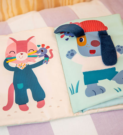 Lilliputiens Stofbog - Nina Textures Book