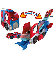 Spidey Køretøj - Spidey Amazing Metals Transforming Hauler Racew