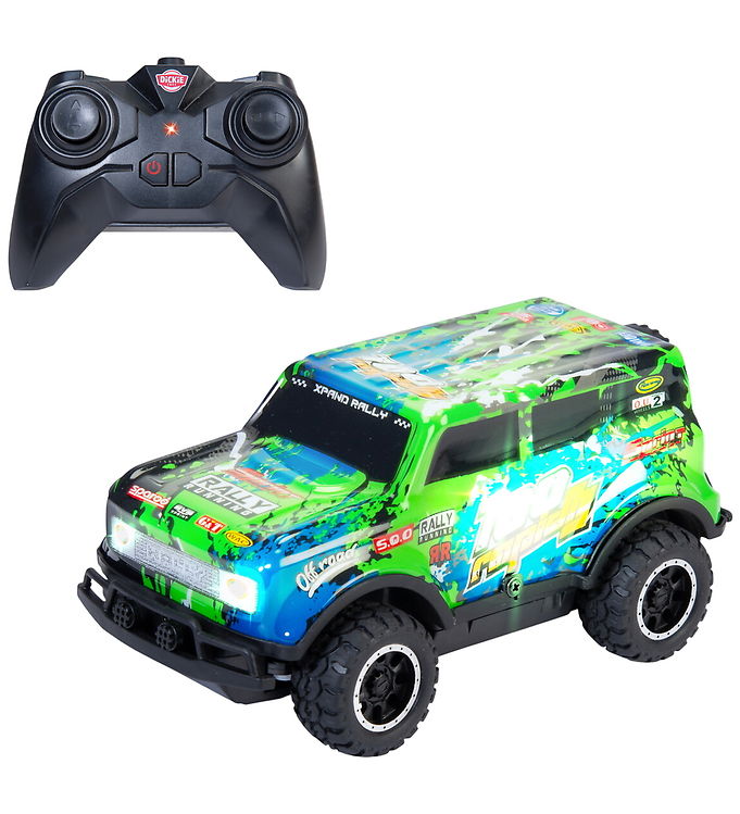 Dickie Toys Fjernstyret Bil - Glow Rally Truck