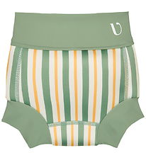 Vanilla Copenhagen Blebadebukser - Neoprene - Fern - Striped