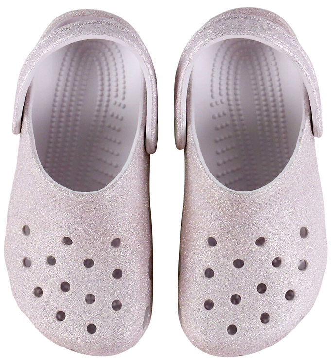Crocs Sandaler - Classic Glitter Clog - Grape Ice