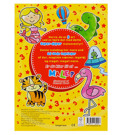 Forlaget Tukan Malebog - Til Dig Der Er 3 År