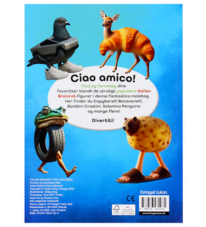 Forlaget Tukan Malebog - Italian Brainrot