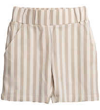 Hanevild Shorts - Striped - Sommer Sand