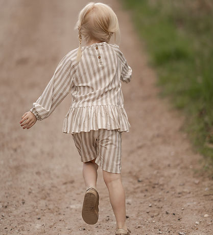 Hanevild Shorts - Striped - Sommer Sand