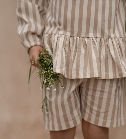 Hanevild Shorts - Striped - Sommer Sand