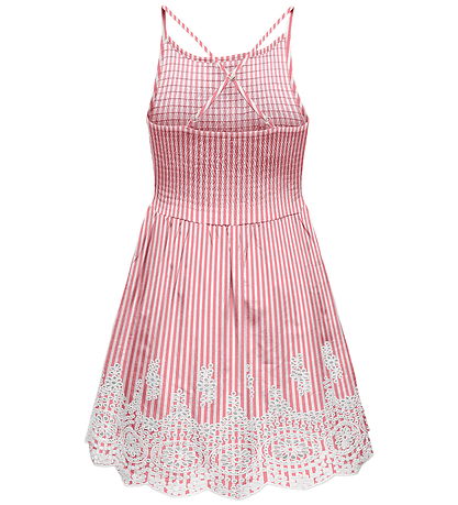 Kids Only Kjole - Boderi - KogBondi - Barbados Cherry/Clous Danc