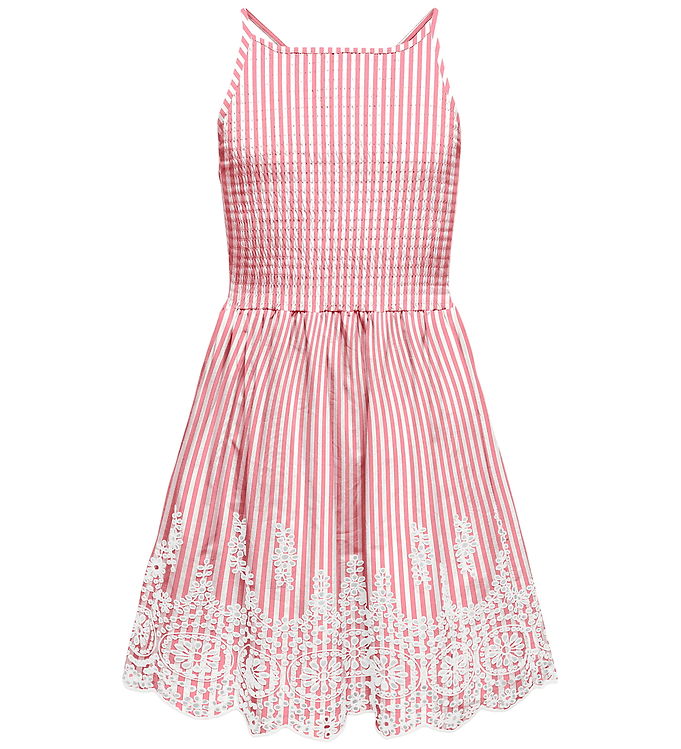 Kids Only Kjole - Boderi - KogBondi - Barbados Cherry/Clous Danc