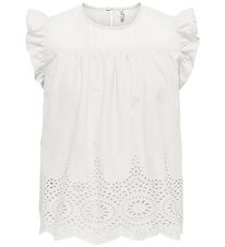 Kids Only Top - Broderi - KogBondi - Cloud Dancer