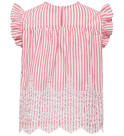 Kids Only Top - Broderi - KogBondi - Barbados Cherry/Cloud Dance