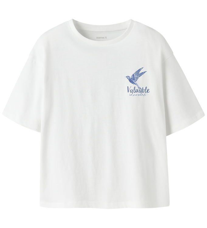 Name It NkfFrancine - T-shirt - Hvid - 116